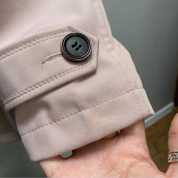 💜4/$40 Pale Pink Soft Shell Trench Raincoat - Picture 9 of 16